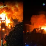 Incendio consume torre de histórico ayuntamiento en Francia