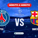 ¡MINUTO A MINUTO! | PSG 1-1 Barcelona | 20 octubre 2026