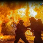 Incendio consume rastra en carretera a Sonsonate