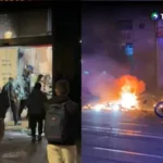 Protesta genera disturbios en Plaza Cataluña en Barcelona