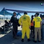 Tres personas arrastradas por corrientes marinas en La Paz