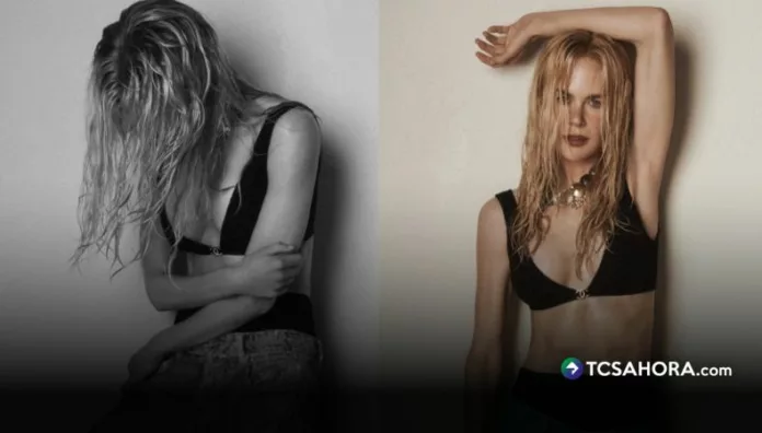 La actriz posa en bikini Chanel y luce su figura a los 59 años, mientras recuerda los obstáculos que enfrentó al abrirse camino en Hollywood.