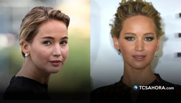 Jennifer Lawrence apareció con facciones distintas en una sesión de fotos y desató rumores de cirugía facial.