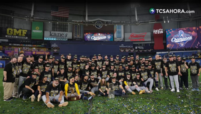 Los Brewers vencieron 4-1 a los Rays en el quinto juego y se proclamaron campeones de las Grandes Ligas por primera vez en su historia.