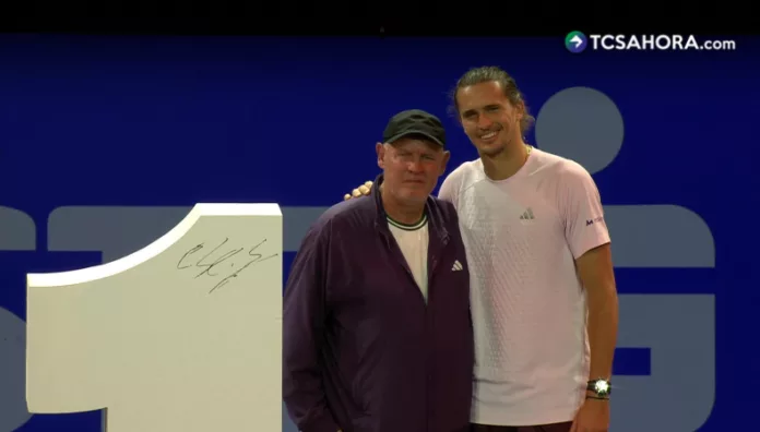 El tenista alemán Alexander Zverev será el número uno del mundo en el ranking ATP por primera vez en su carrera.