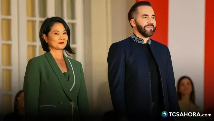 El Presidente Nayib Bukele recibió esta noche a la presidenta peruana Keiko Fujimori con quien abordó temas de cooperación