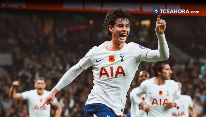 El Tottenham se impuso en casa con goles de Archie Gray y Jan Paul van Hecke al Crystal Palace en la fecha 9 de la Premier.