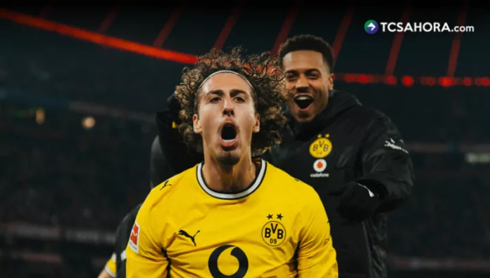 El Borussia Dortmund empató sobre el final del juego en su visita al Bayern Múnich en el 