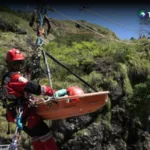 Cruz Roja Salvadoreña realiza simulacro de rescate vertical